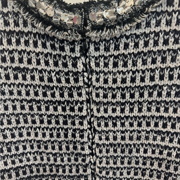 NEVER WORN!!!! Tory Burch Embellished Tweed Dress - Picture 8 of 12